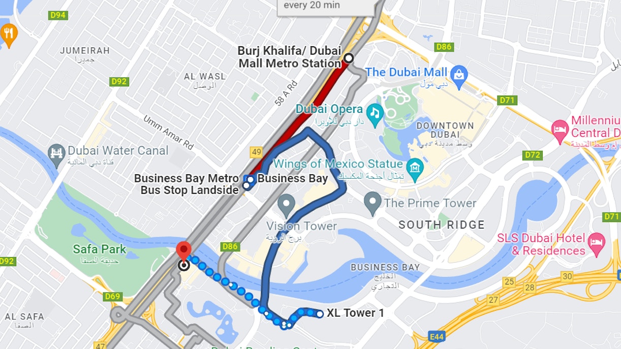 la perle location directions