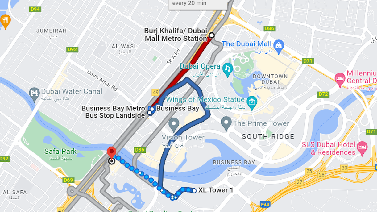 la perle location directions