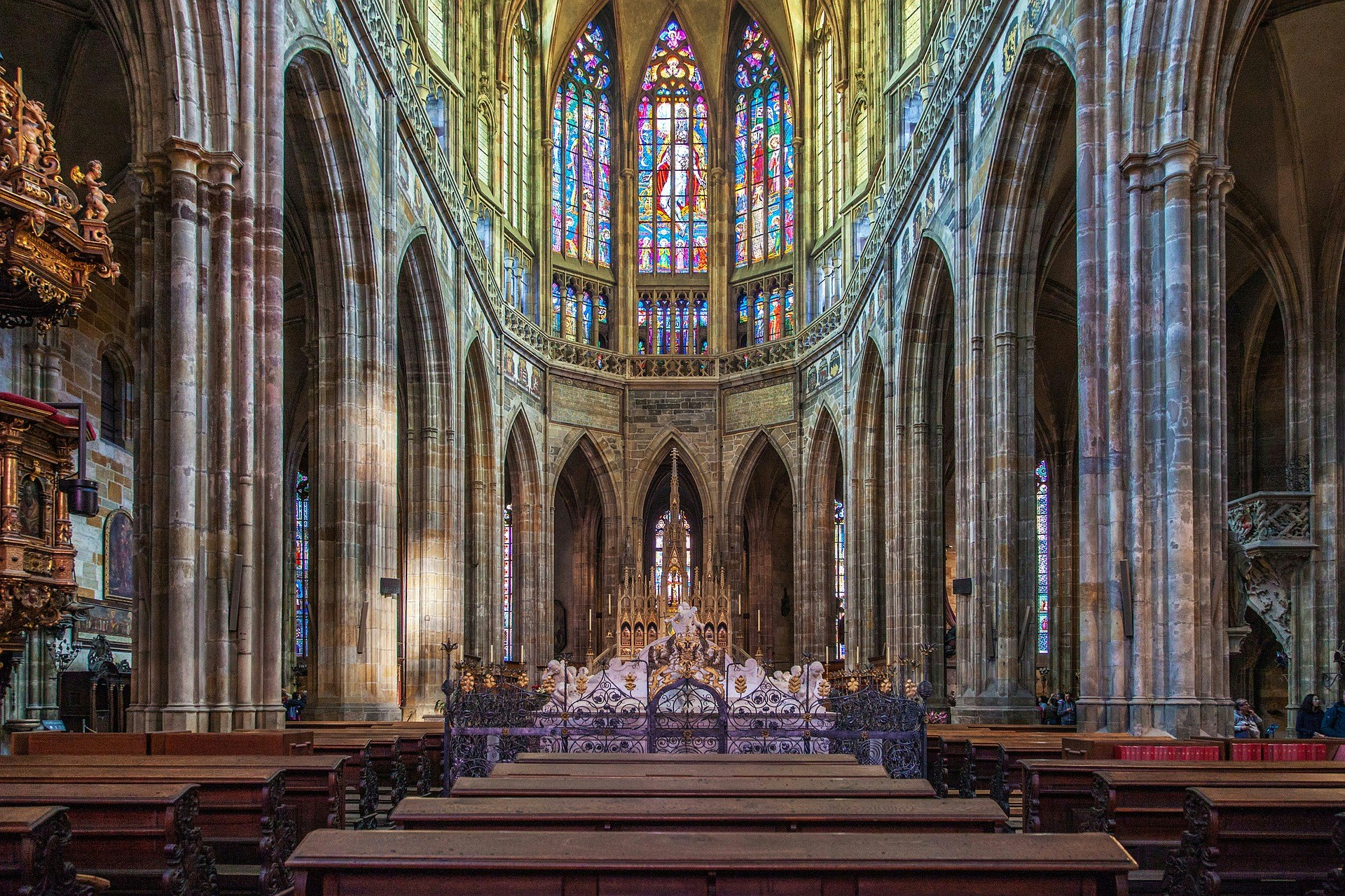 Interiors of St. Vitus Cathedral