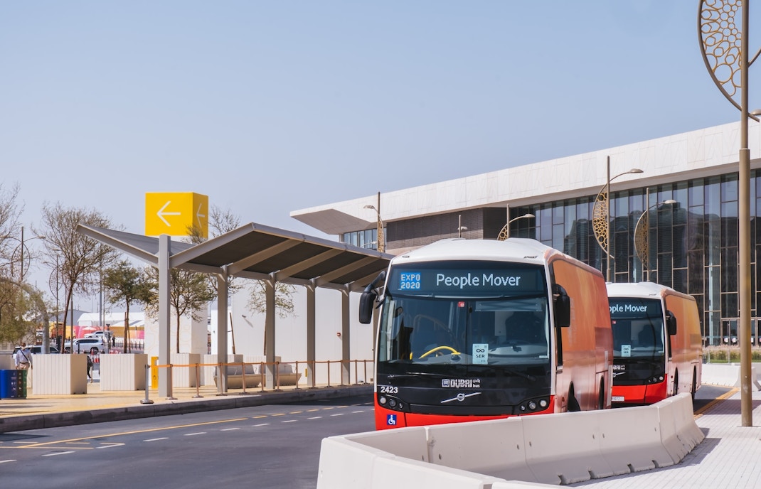 People's Mover Bus in Dubai.