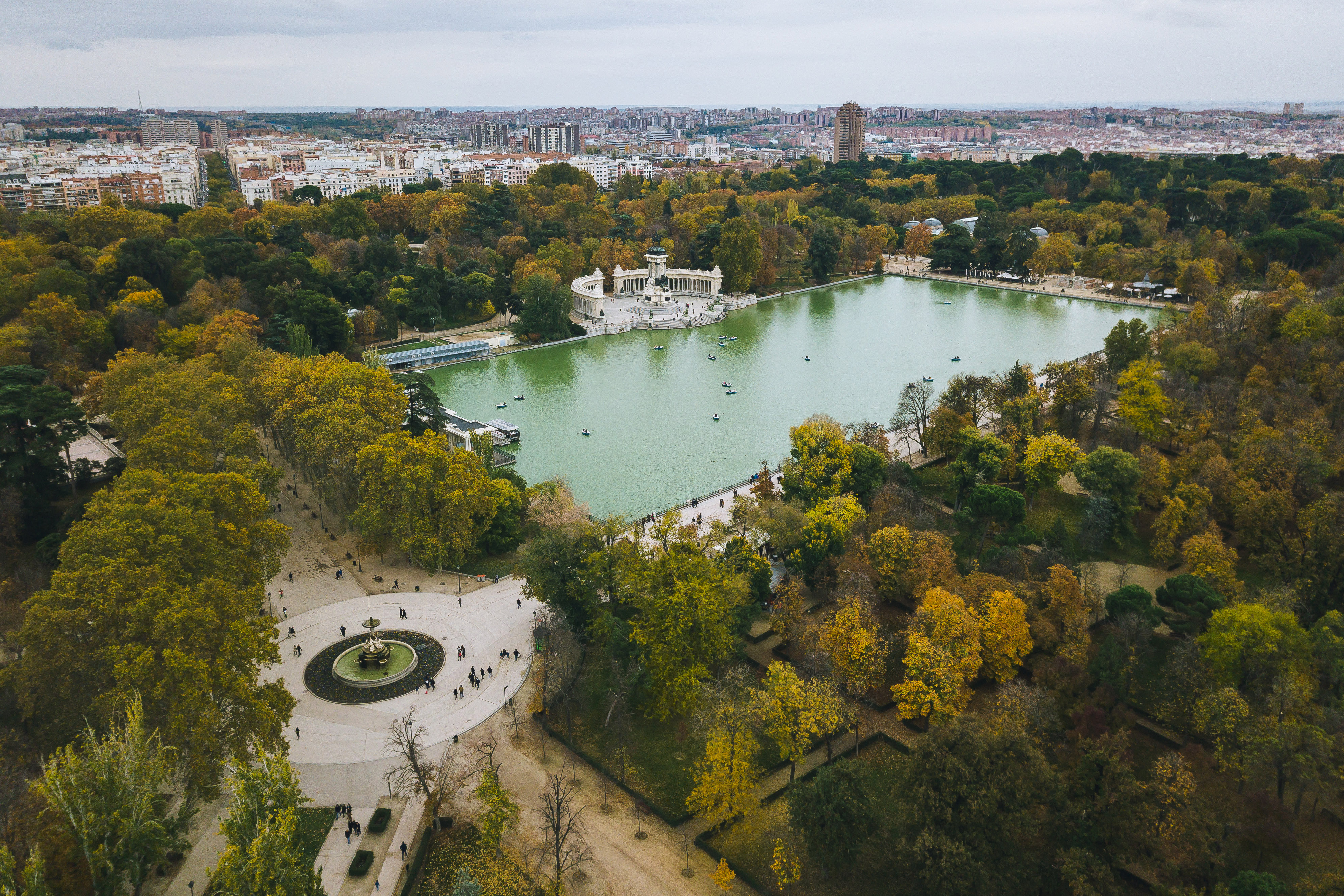 Monuments in Madrid -  El Retiro Park