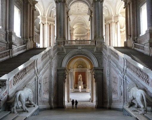 royal palace of caserta staircase