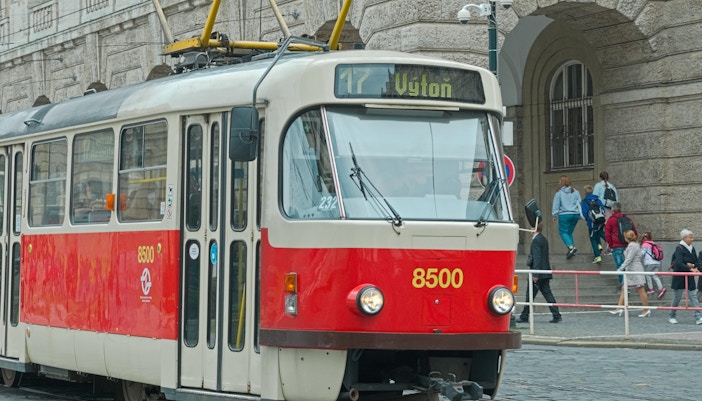 Ubicación del Castillo de Praga Tranvía