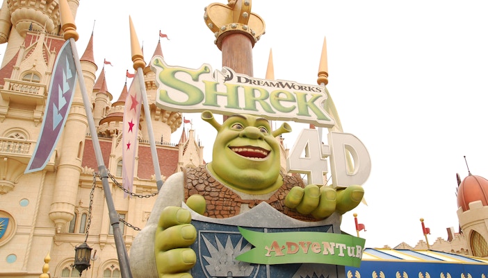 Shrek 4D adventure entrance, Universal Studios, Singapore