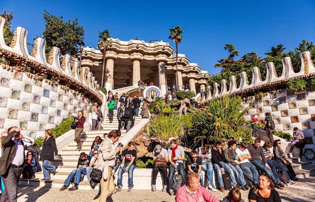 barcelona in june - park guell