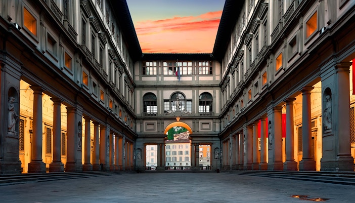 Florence in May  - Uffizi Gallery