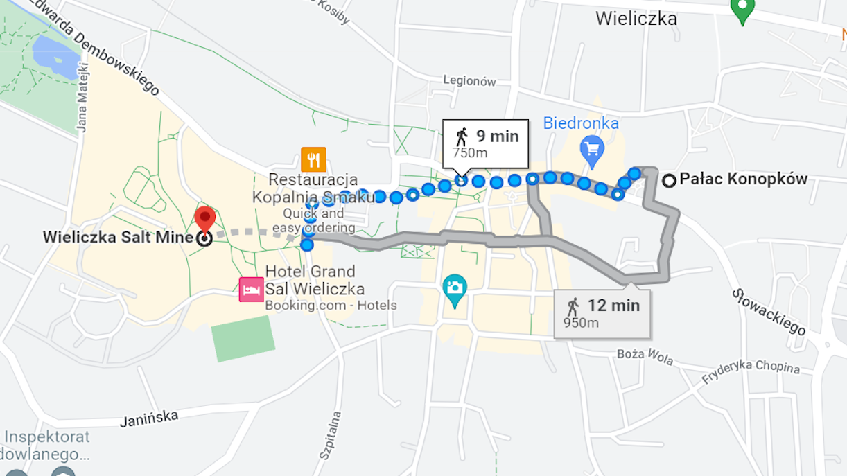 Salzbergwerk Wieliczka Anfahrt