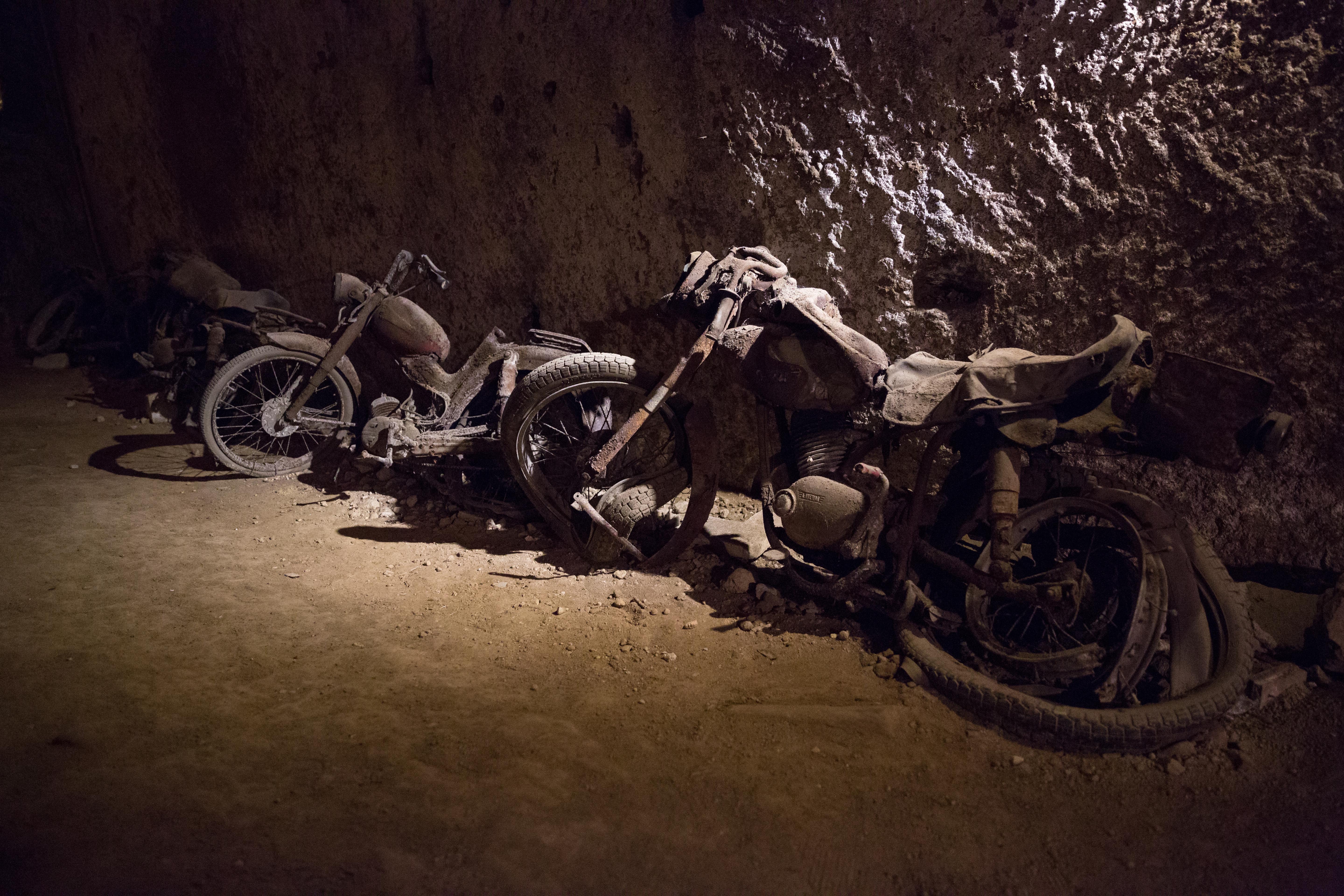 Naples Underground tour showcasing forgotten war relics in historic tunnels.