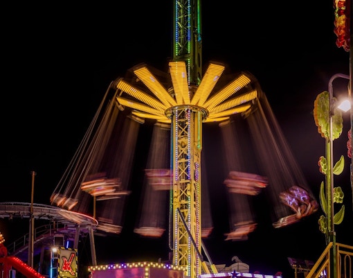 Genting Skytropolis indoor theme park with colorful rides and attractions.