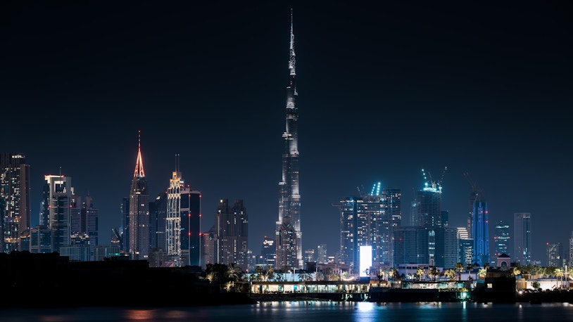 burj khalifa near dubai safari park