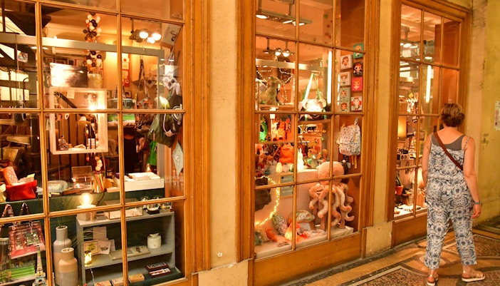 Shopping in Paris Shopping Mall