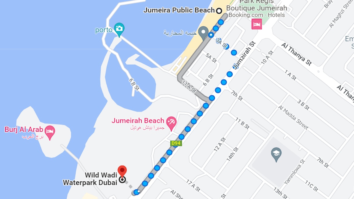 wild wadi location directions