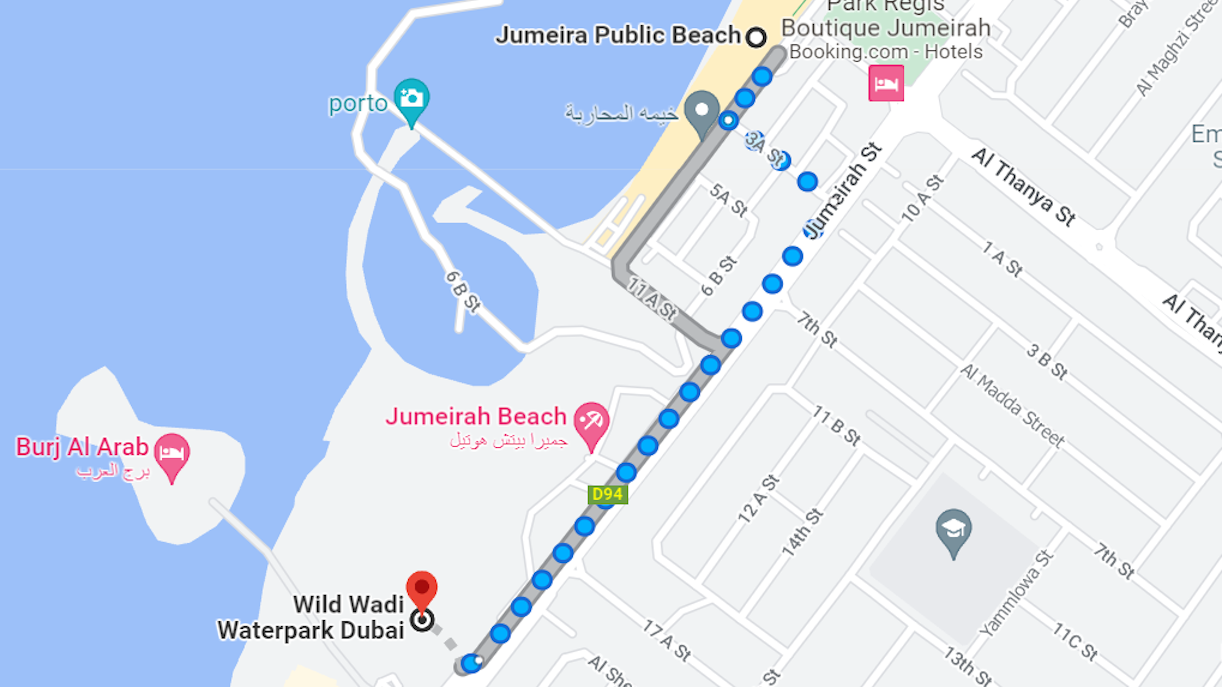 wild wadi location directions