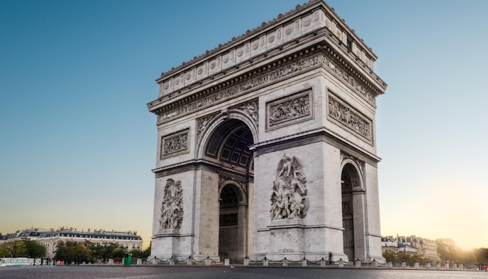Paris in January- Arc de Triomphe