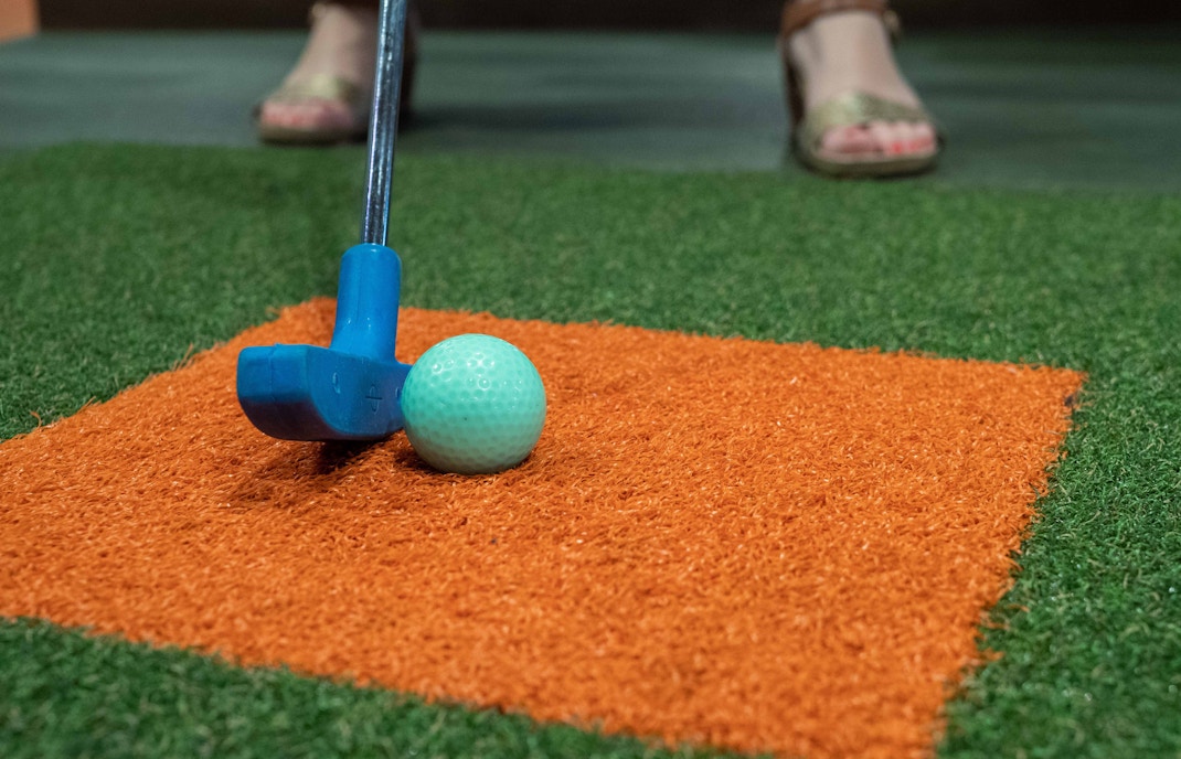 Play mini golf