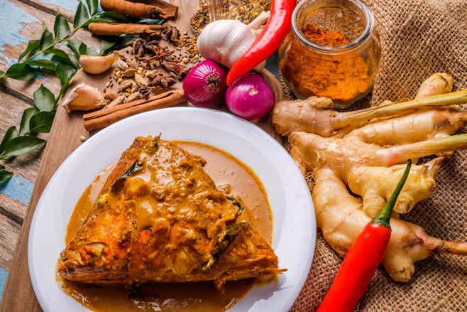 Singapore in february - Fish Head Curry