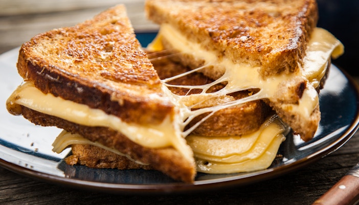 London street food Grilled Cheese Sandwiches