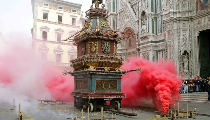 Florence in March - Scoppio del Carro