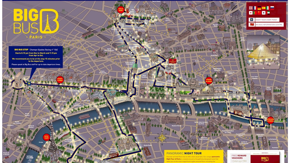 onibus turistico paris hop on hop off