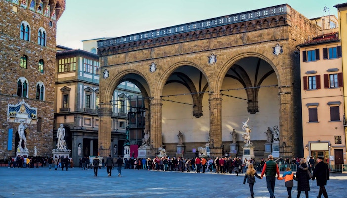 Monuments in Florence - Loggia dei Lanzi