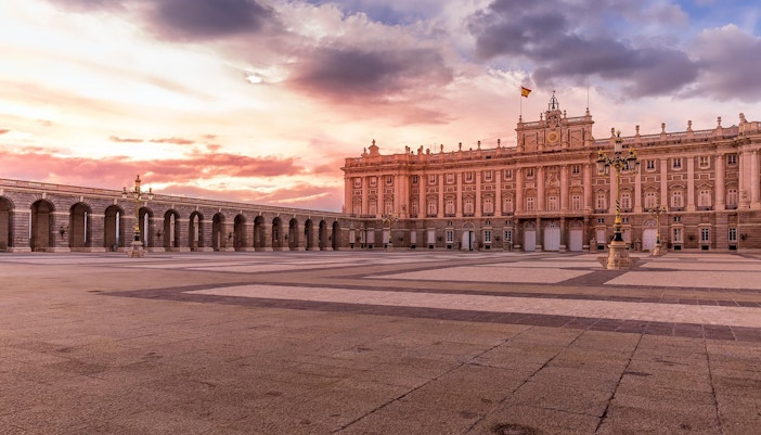 Madri em março - Palácio Real de Madri