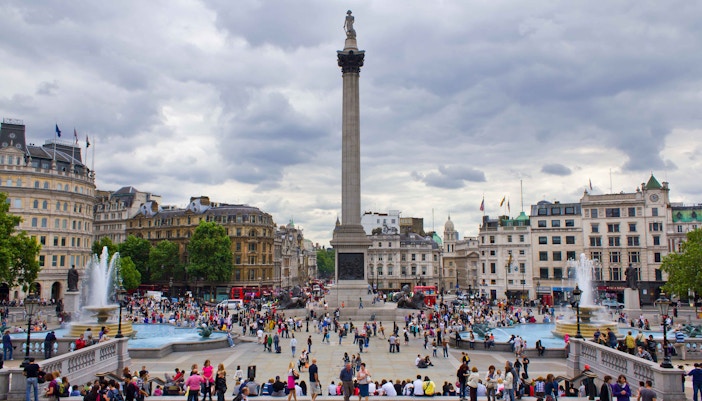 Monuments in London - Trafalgar Square