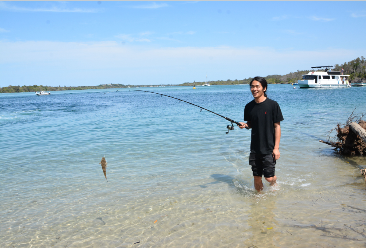 Fishing in Tweed River