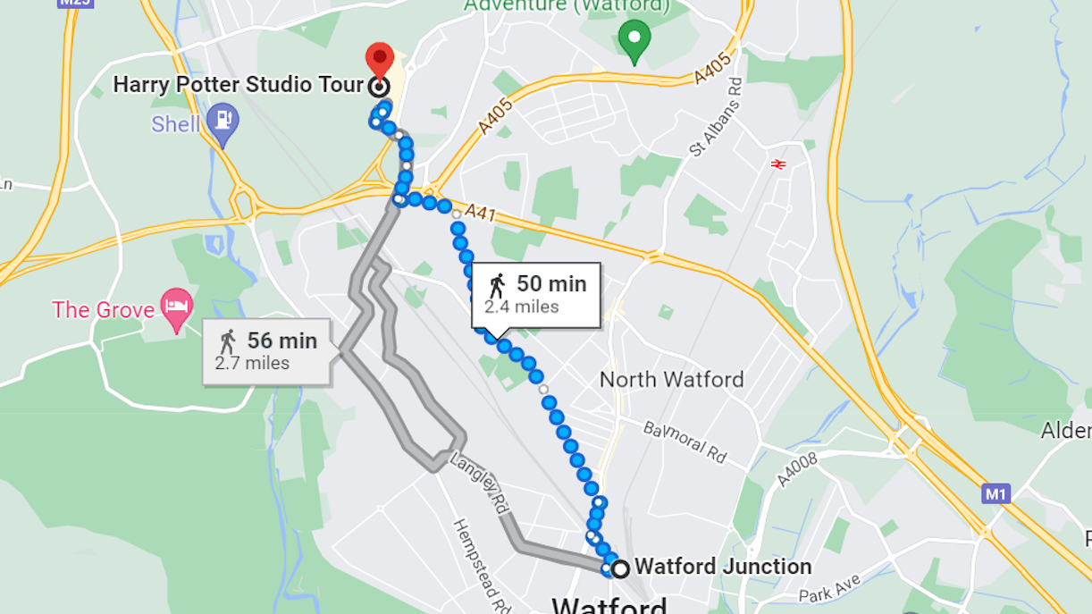 Harry Potter Studios Anfahrt