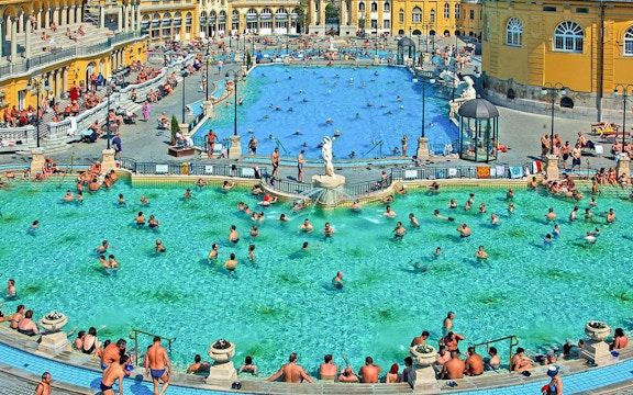 Budapest Baths in Winter