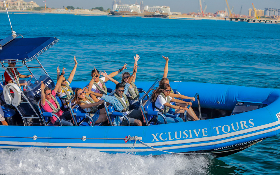 90-Minute Speedboat Tour: Marina, Atlantis, Palm & Burj Al Arab