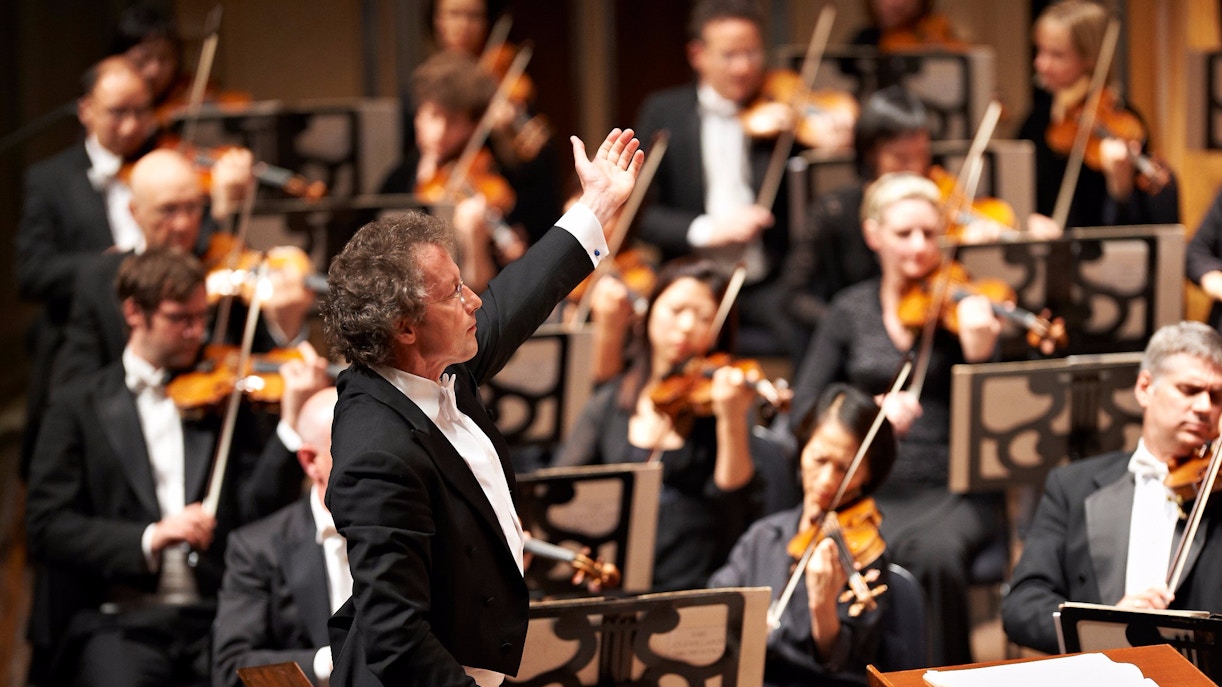 Orchestra performing at the Saint Chapelle, Paris
