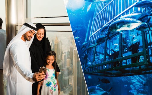 Burj Khalifa: Fast Track Access + Dubai Aquarium Combo