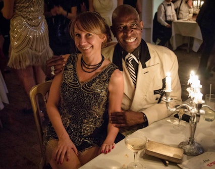 Couple enjoying The Candlelight dinner