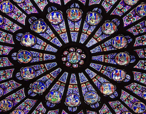 Notre Dame Cathedral architecture in Paris.