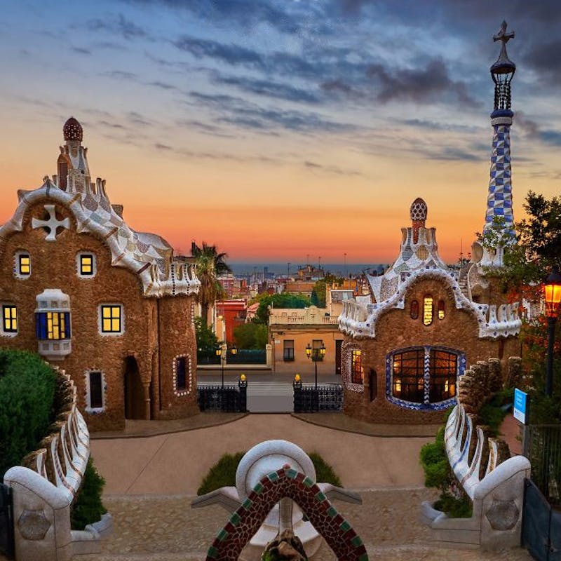 gaudi barcelona - torres bellesguard