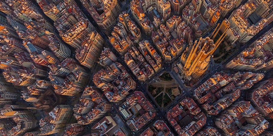 Barcelona in April