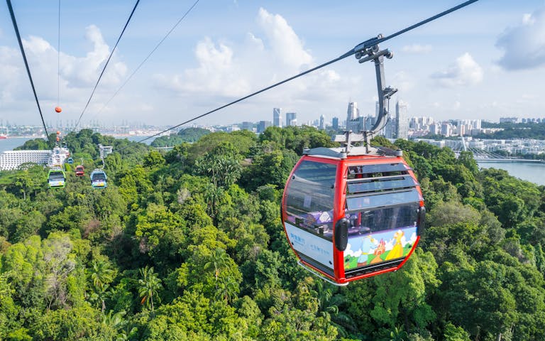 Singapore in July - cable car