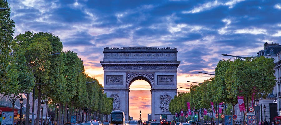 paris in november - Arc de Triomphe