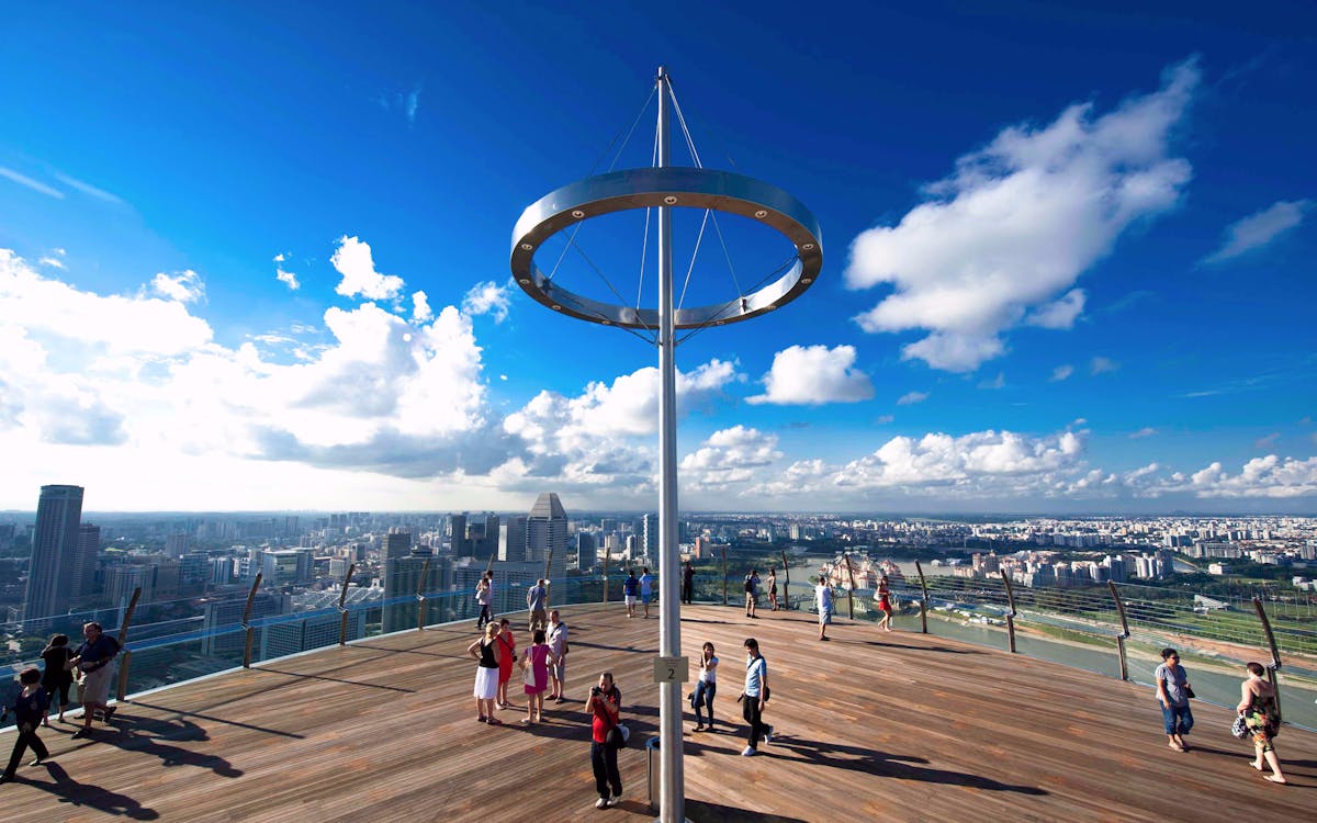 marina bay sands skypark singapore