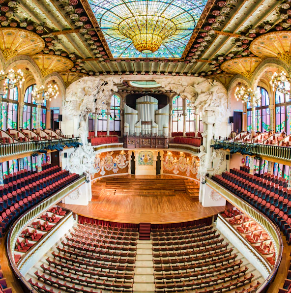 Visiting the UNESCO Concert Hall | Palau de la Musica, Barcelona