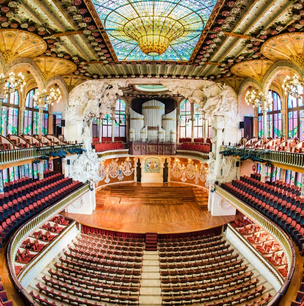 Visiting the UNESCO Concert Hall | Palau de la Musica, Barcelona