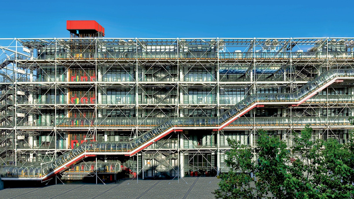 Centre Pompidou Entrances