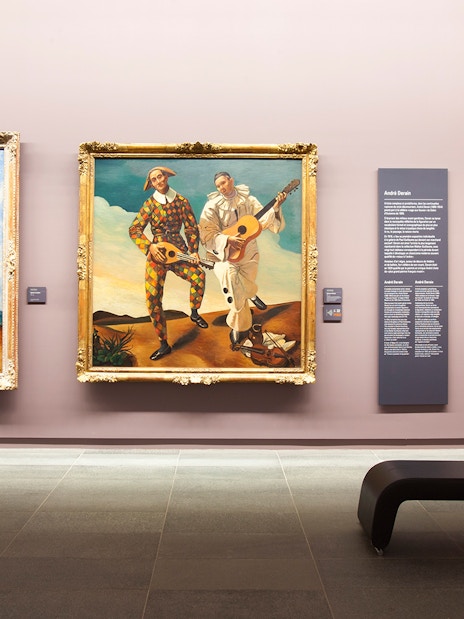 Paintings displayed in The Orangerie Museum, Paris, featuring works by André Derain.