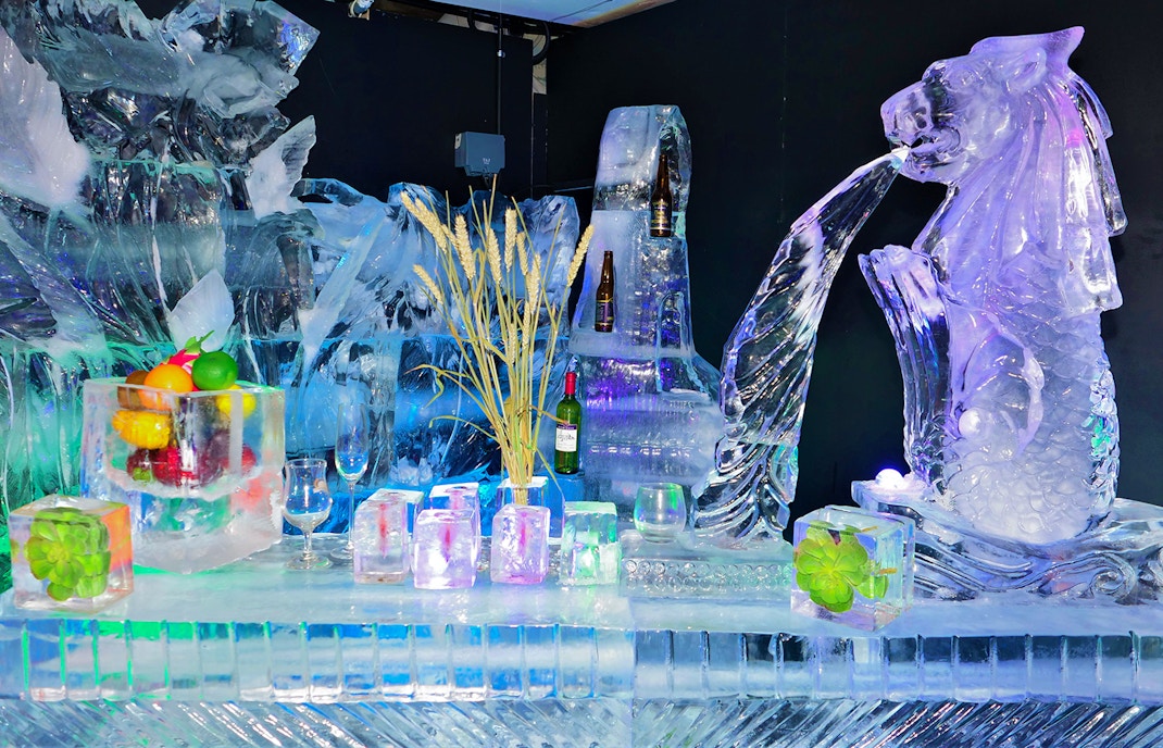 Ice Hotel Gallery en Snow City, Singapur