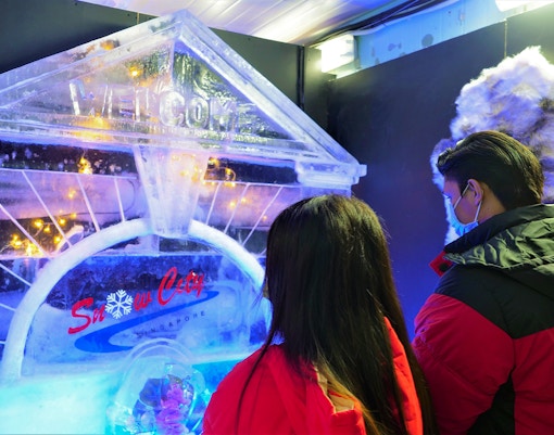 Ice Hotel Gallery en Snow City, Singapur