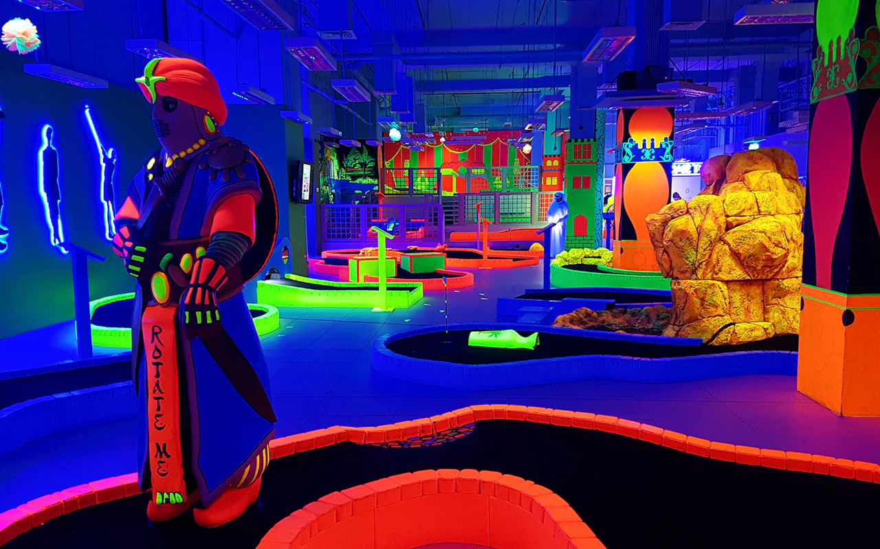 Glow in the Dark Mini Golf