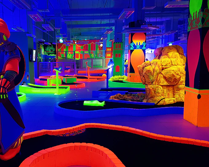 Glow in the Dark Mini Golf
