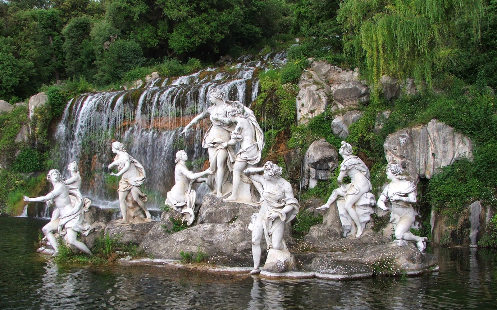 royal palace of Caserta garden