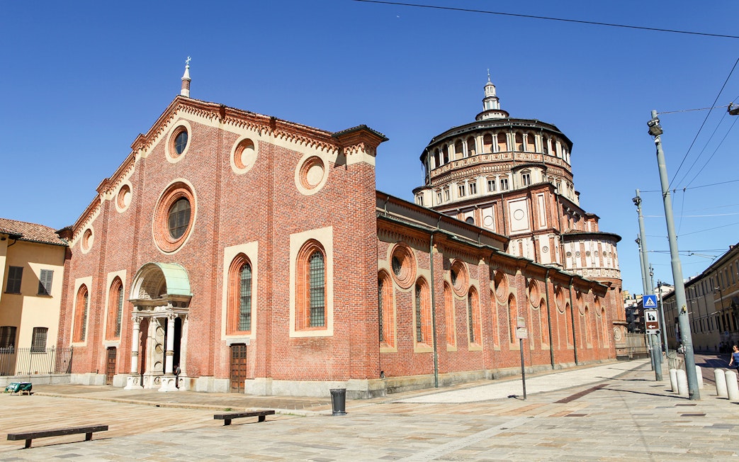 Santa Maria delle Grazie in Milan, site of The Last Supper painting.