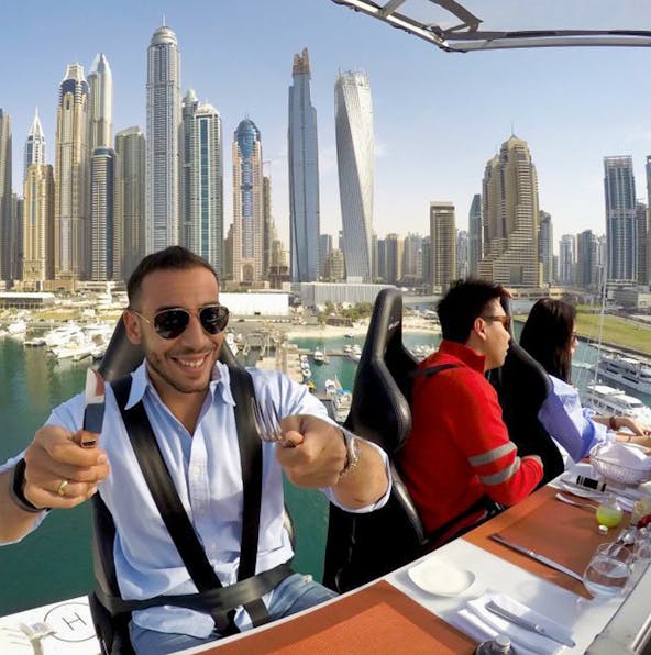 The ultimate dining adventure: Dinner in the Sky Dubai
